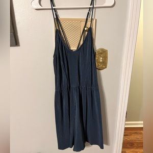 Navy blue romper
